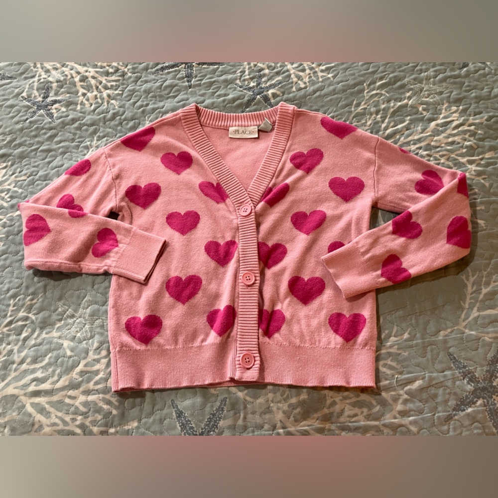 🎁Place girl size medium (7-8) cardigan